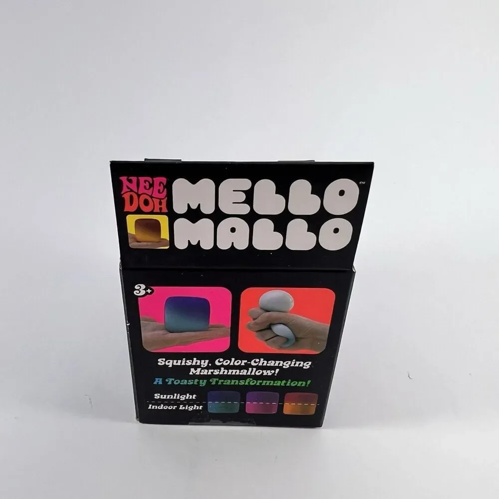 Schylling NeeDoh Mello Mallo Color Change Squishy Stress Toy New Sealed
